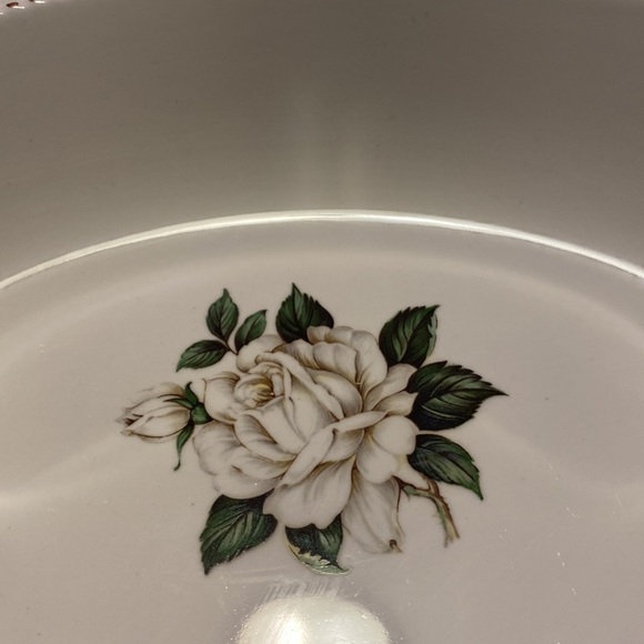 Superior Hall Quality Dinnerware Bowl & Platter Set-Cameo Rose Pattern - Picture 6 of 8